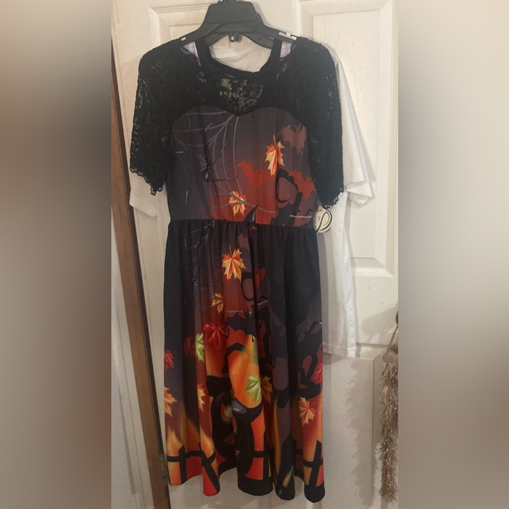 Halloween Pumpkin Dress Small